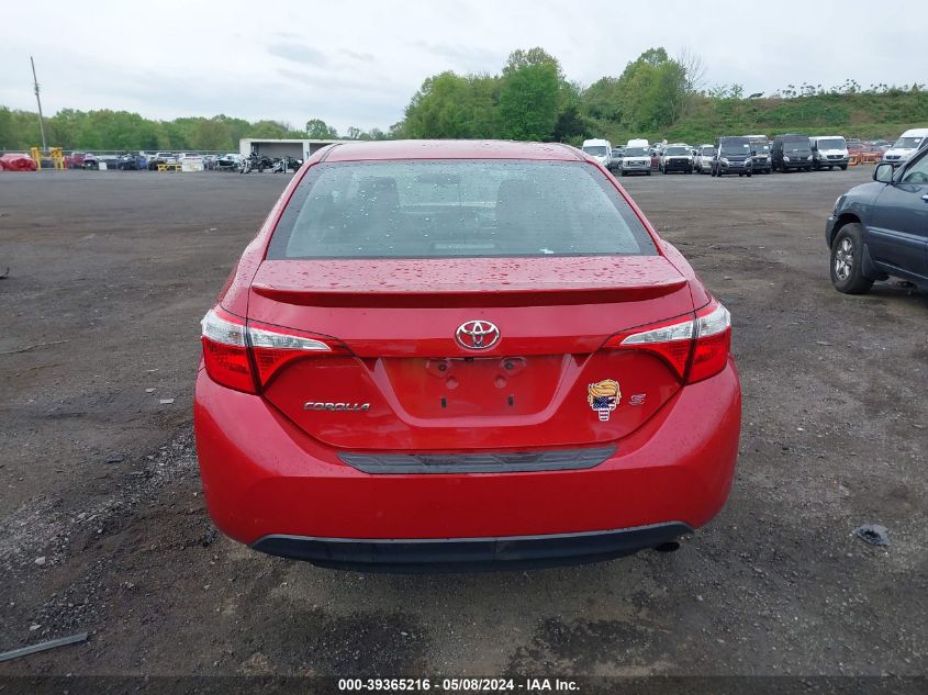 2015 Toyota Corolla S Plus VIN: 2T1BURHE5FC410373 Lot: 39365216