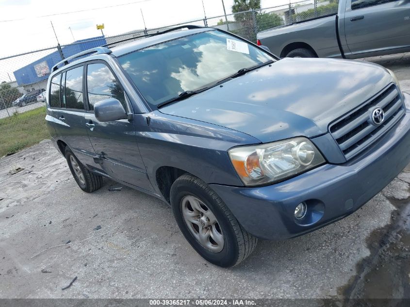 2006 Toyota Highlander VIN: JTEGD21A060143024 Lot: 39365217