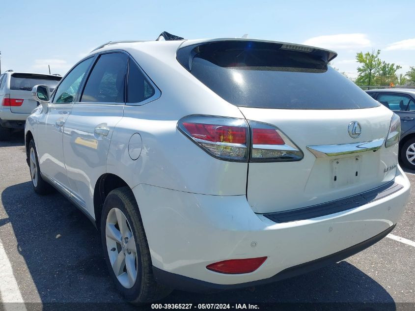 2013 Lexus Rx 350 VIN: 2T2BK1BA1DC202271 Lot: 39365227