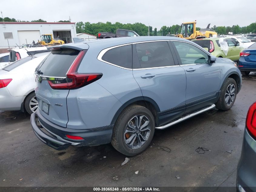 2022 Honda Cr-V Awd Ex-L VIN: 2HKRW2H89NH625972 Lot: 39365248