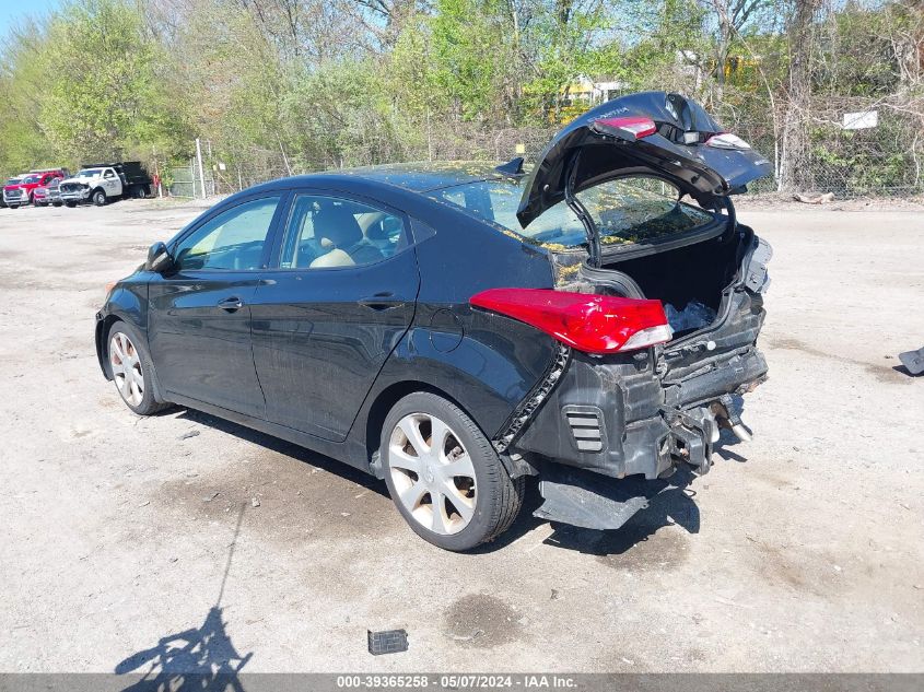 2013 Hyundai Elantra Limited VIN: 5NPDH4AE6DH423945 Lot: 39365258