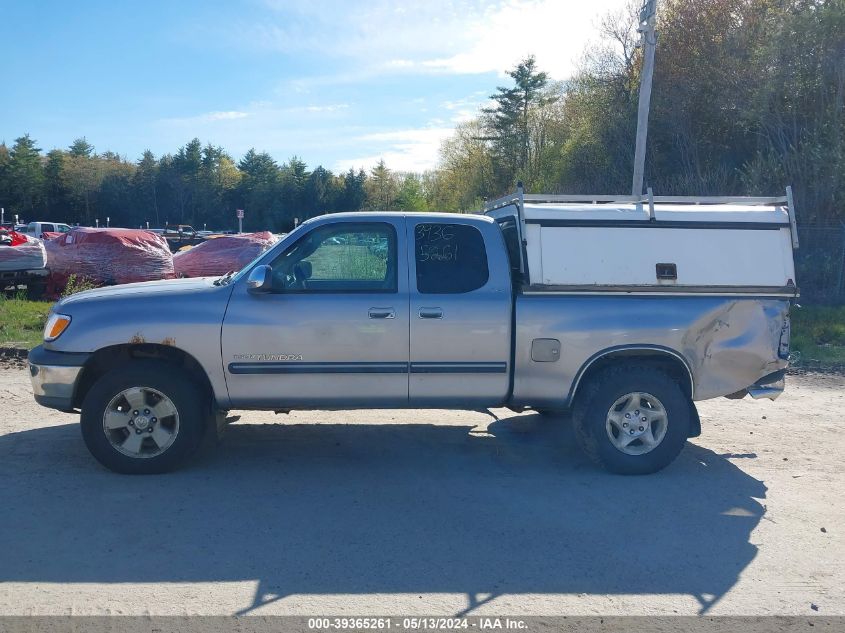 2001 Toyota Tundra Sr5 V8 VIN: 5TBBT44121S207037 Lot: 39365261