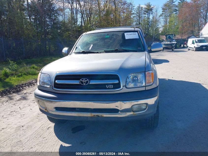 2001 Toyota Tundra Sr5 V8 VIN: 5TBBT44121S207037 Lot: 39365261