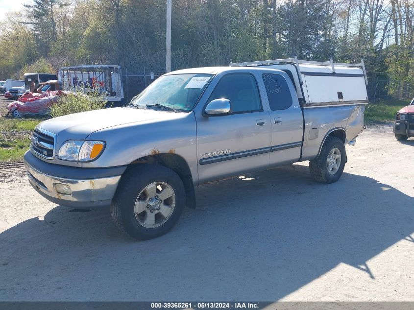 2001 Toyota Tundra Sr5 V8 VIN: 5TBBT44121S207037 Lot: 39365261