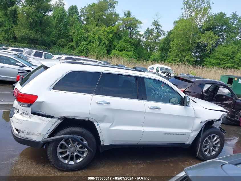 2016 Jeep Grand Cherokee Limited VIN: 1C4RJFBM9GC367382 Lot: 39365317