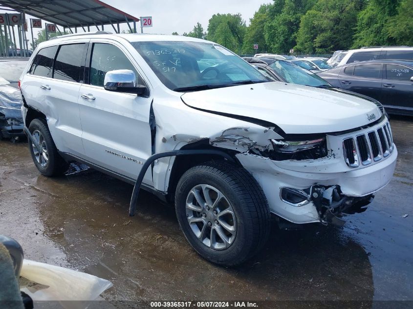 2016 Jeep Grand Cherokee Limited VIN: 1C4RJFBM9GC367382 Lot: 39365317