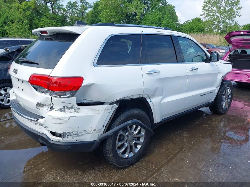 2016 Jeep Grand Cherokee Limited VIN: 1C4RJFBM9GC367382 Lot: 39365317