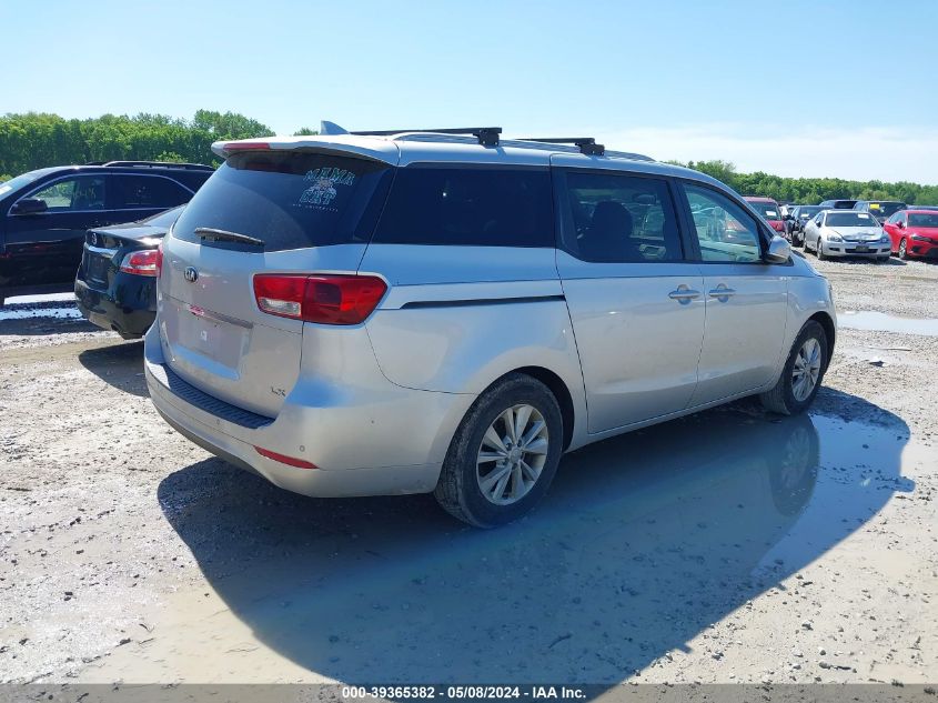 2016 Kia Sedona Lx VIN: KNDMB5C14G6174223 Lot: 39365382