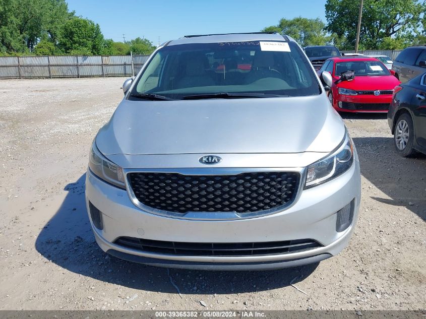 2016 Kia Sedona Lx VIN: KNDMB5C14G6174223 Lot: 39365382