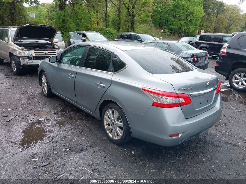 3N1AB7AP8DL663444 | 2013 NISSAN SENTRA