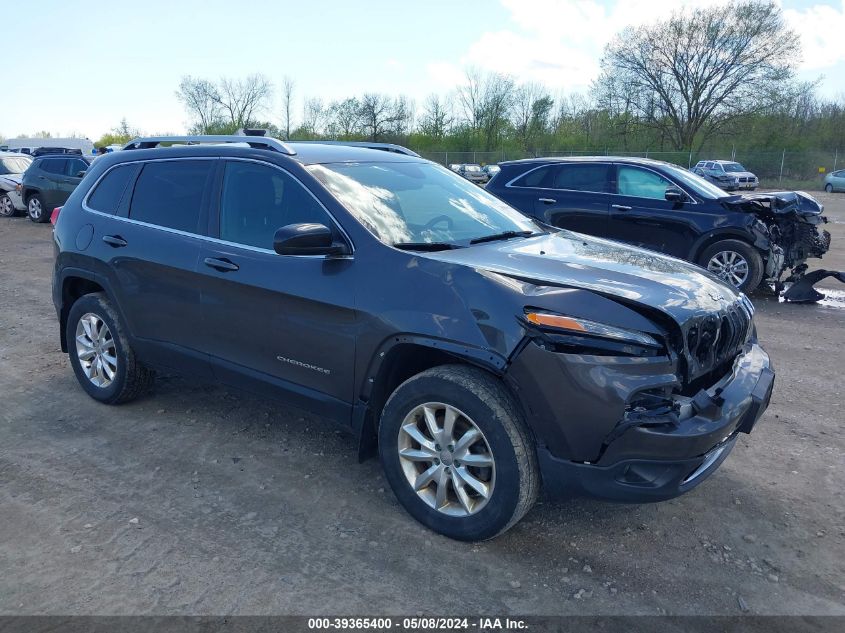 2016 Jeep Cherokee Limited VIN: 1C4PJMDS4GW120499 Lot: 39365400