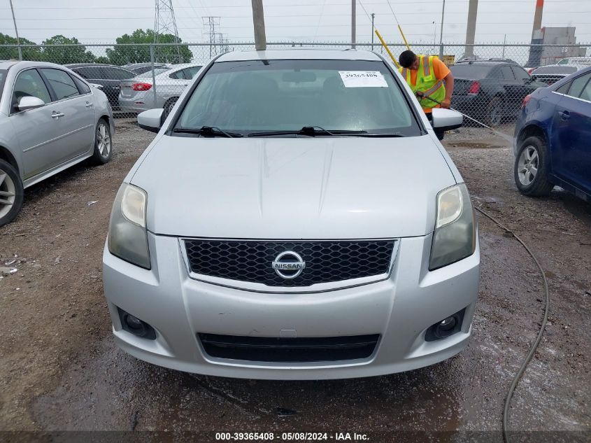 2012 Nissan Sentra 2.0 Sr VIN: 3N1AB6APXCL638196 Lot: 39365408