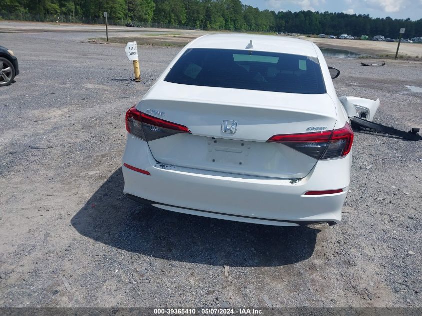 2022 Honda Civic Sport VIN: 2HGFE2F52NH583427 Lot: 39365410