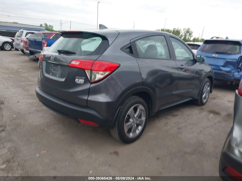 2022 Honda Hr-V Awd Lx VIN: 3CZRU6H34NM766275 Lot: 39365426