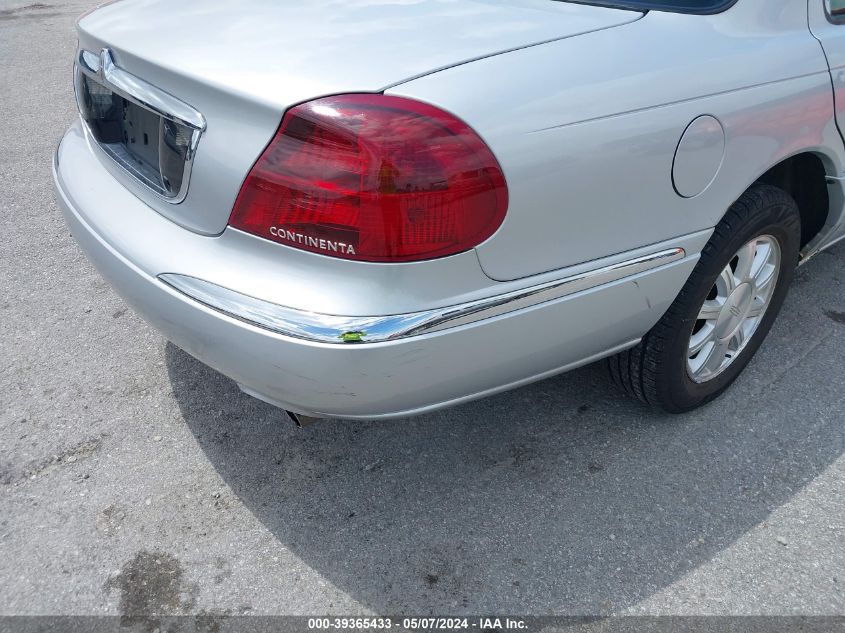 2001 Lincoln Continental VIN: 1LNHM97V91Y713930 Lot: 39365433