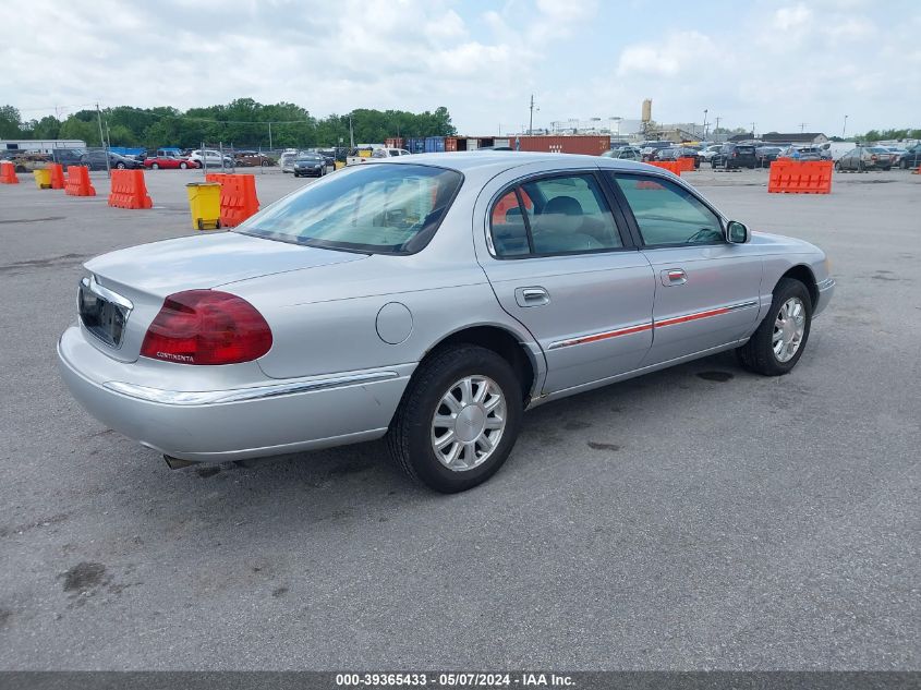 2001 Lincoln Continental VIN: 1LNHM97V91Y713930 Lot: 39365433