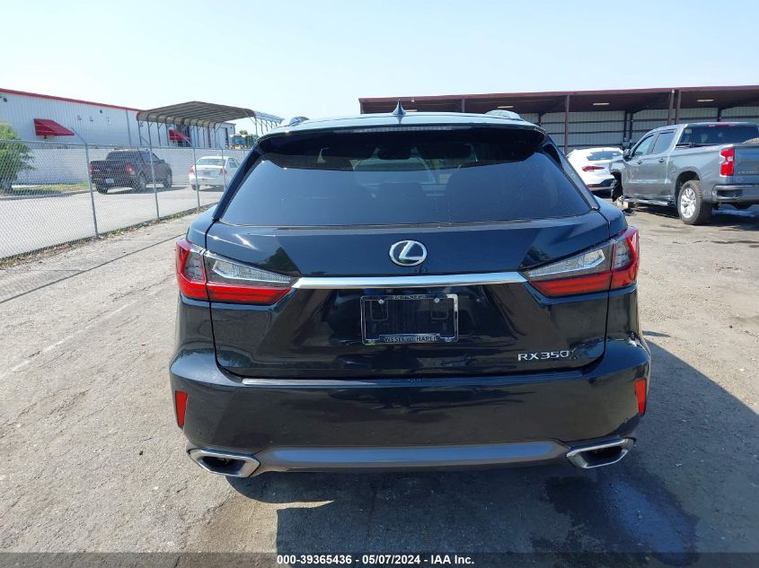 2016 Lexus Rx 350 VIN: 2T2ZZMCA4GC031028 Lot: 39365436