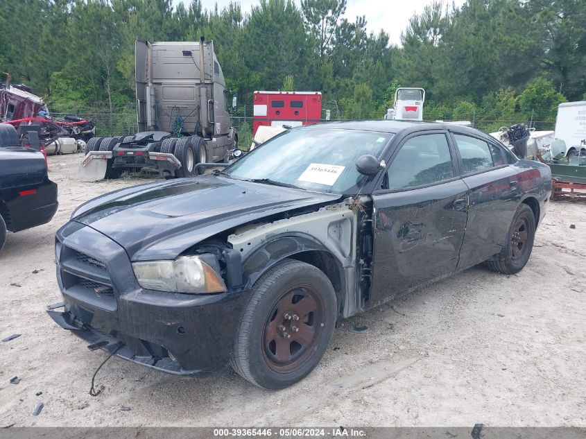 2012 Dodge Charger Police VIN: 2C3CDXAG1CH262846 Lot: 39365446