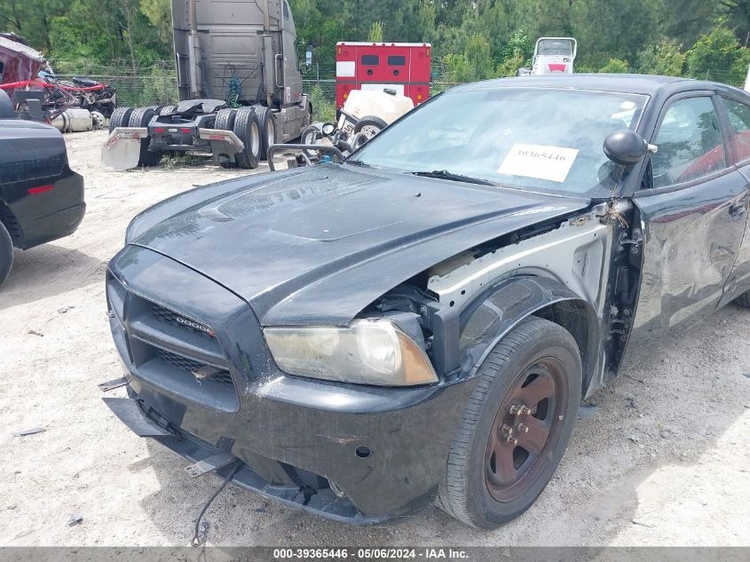 2012 Dodge Charger Police VIN: 2C3CDXAG1CH262846 Lot: 39365446