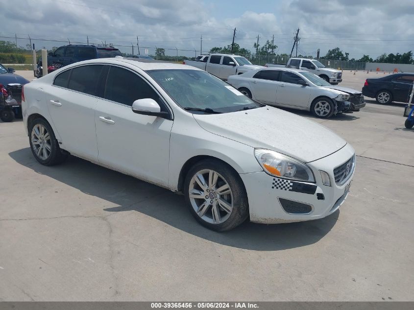 2013 Volvo S60 T5/T5 Platinum/T5 Premier/T5 Premier Plus VIN: YV1612FS8D2197144 Lot: 39365456