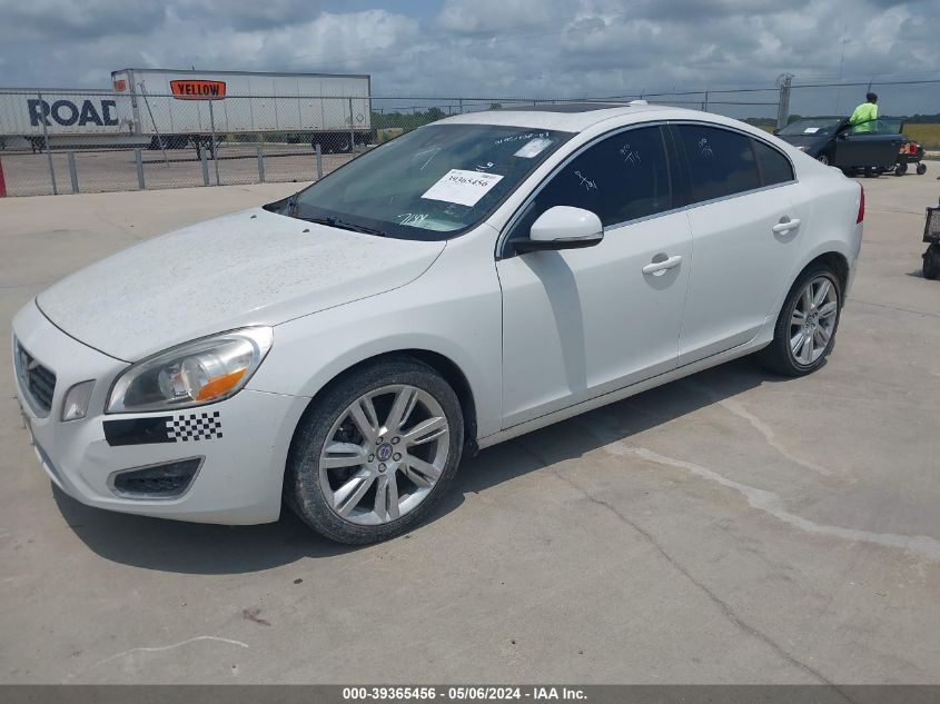 2013 Volvo S60 T5/T5 Platinum/T5 Premier/T5 Premier Plus VIN: YV1612FS8D2197144 Lot: 39365456