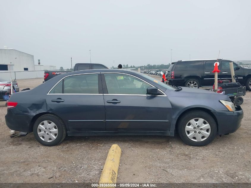 2003 Honda Accord 2.4 Lx VIN: 3HGCM56313G707383 Lot: 39365504