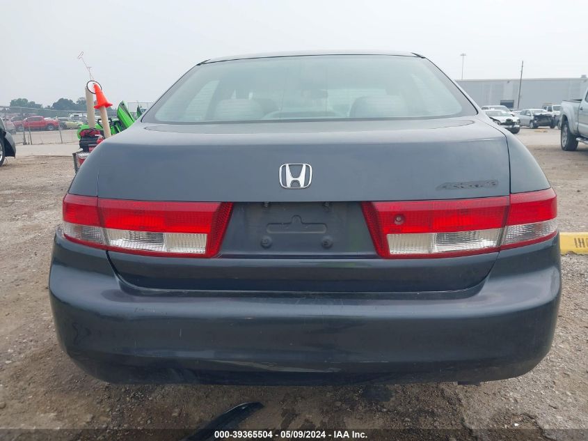 2003 Honda Accord 2.4 Lx VIN: 3HGCM56313G707383 Lot: 39365504