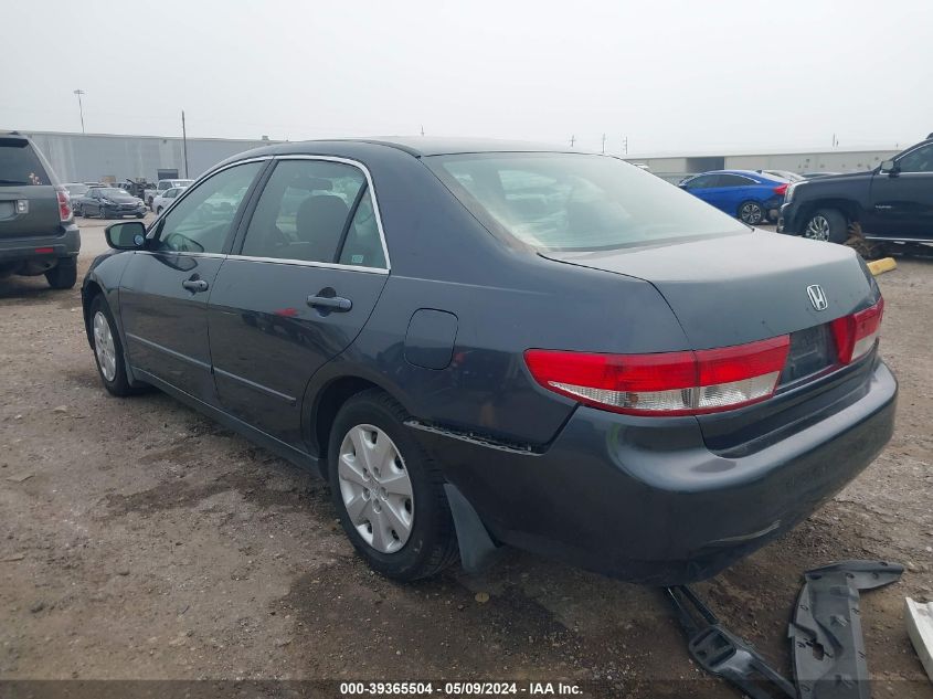 2003 Honda Accord 2.4 Lx VIN: 3HGCM56313G707383 Lot: 39365504