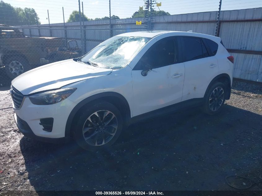 2016 Mazda Cx-5 Grand Touring VIN: JM3KE2DY7G0836363 Lot: 39365526