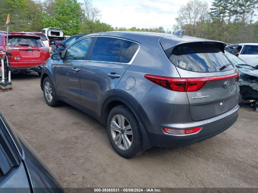 2017 Kia Sportage Lx VIN: KNDPMCAC7H7246883 Lot: 39365531