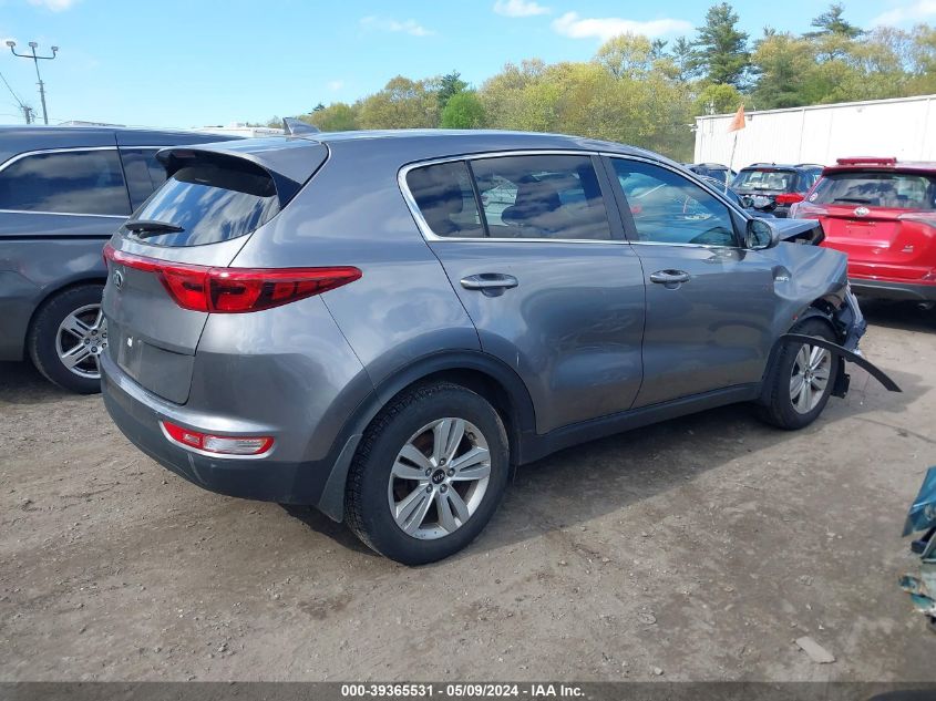 2017 Kia Sportage Lx VIN: KNDPMCAC7H7246883 Lot: 39365531