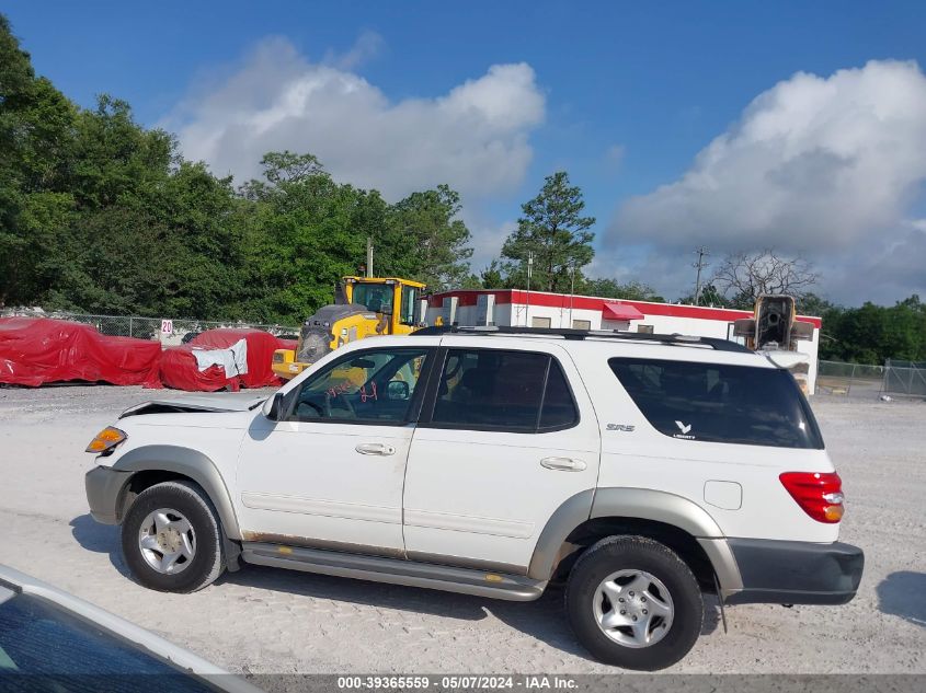 2002 Toyota Sequoia Sr5 V8 VIN: 5TDZT34AX2S087425 Lot: 39365559