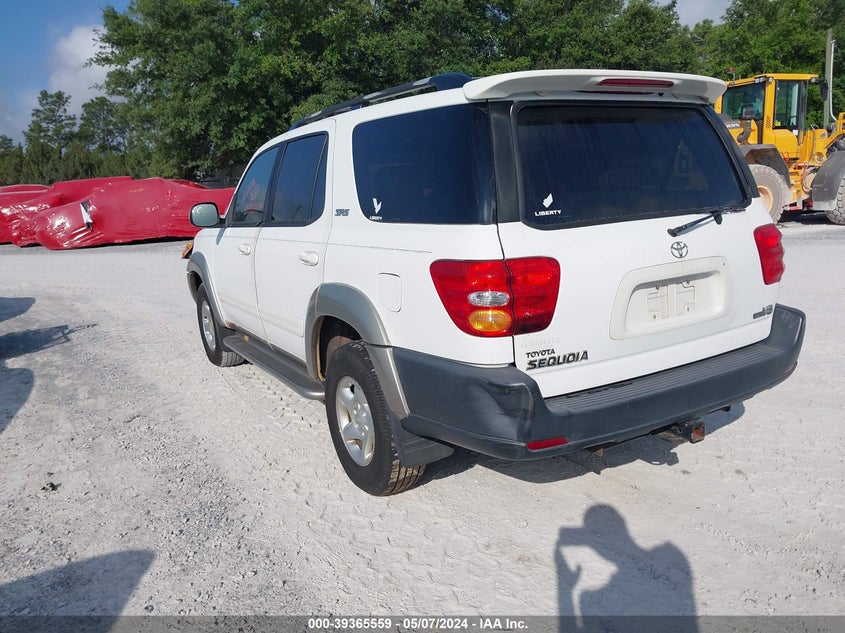 2002 Toyota Sequoia Sr5 V8 VIN: 5TDZT34AX2S087425 Lot: 39365559