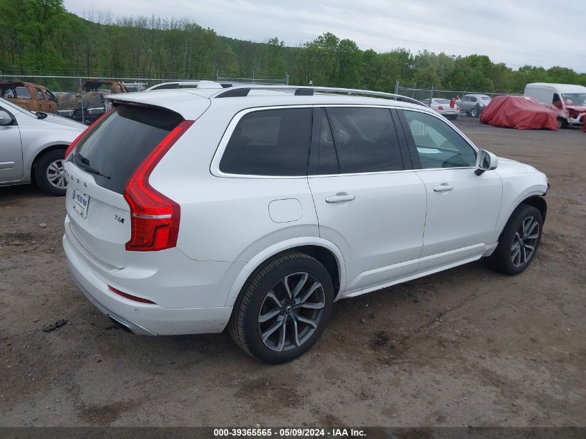 2016 Volvo Xc90 T6 Momentum VIN: YV4A22PK2G1088522 Lot: 39365565