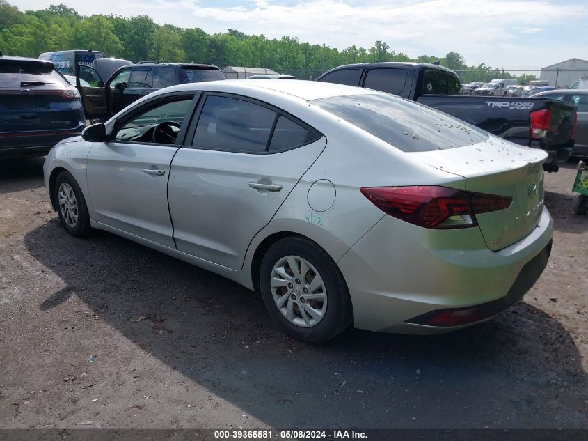 2019 Hyundai Elantra Se VIN: 5NPD74LF7KH416671 Lot: 39365581