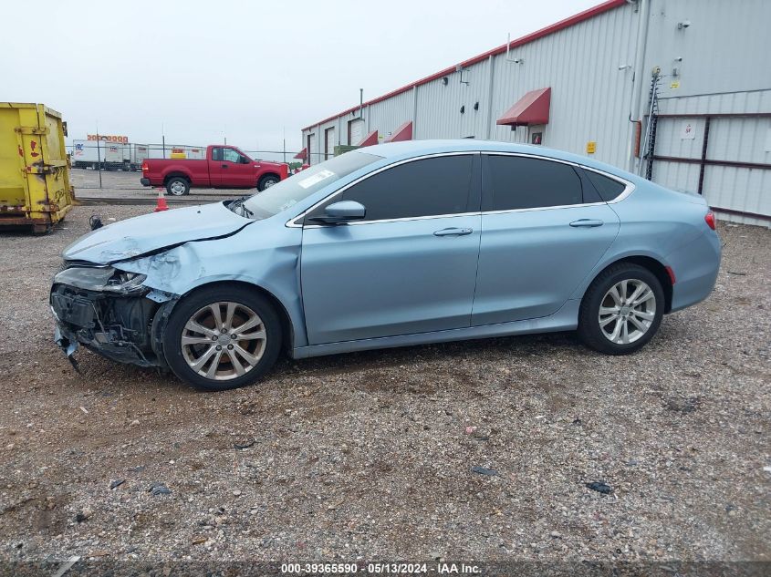 2015 Chrysler 200 Limited VIN: 1C3CCCAB1FN666354 Lot: 39365590