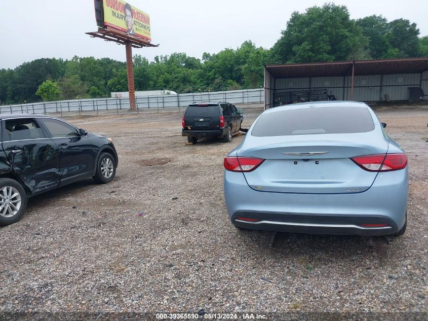 2015 Chrysler 200 Limited VIN: 1C3CCCAB1FN666354 Lot: 39365590