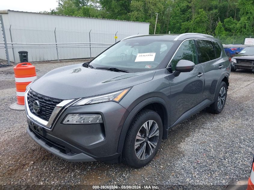 2021 Nissan Rogue Sv Intelligent Awd VIN: 5N1AT3BB2MC806725 Lot: 39365596