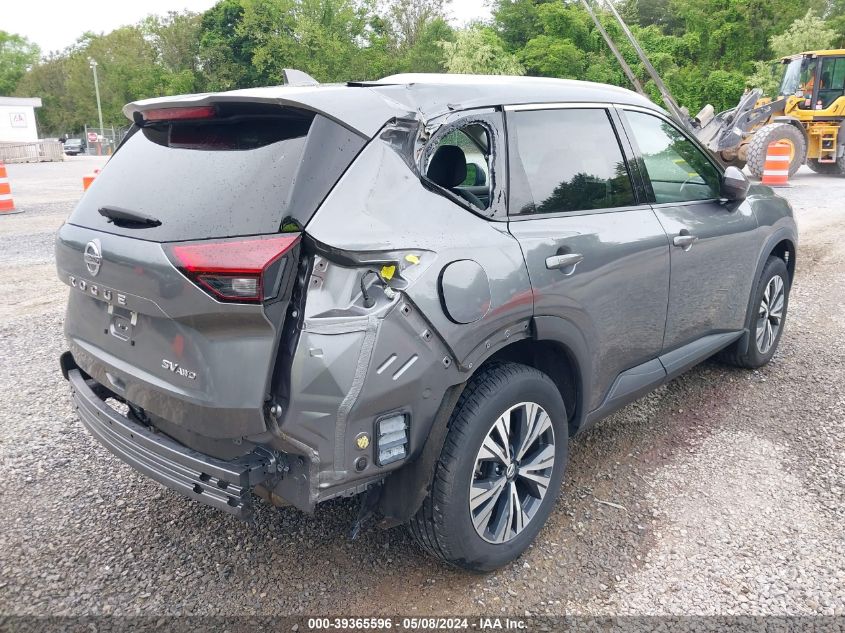 2021 Nissan Rogue Sv Intelligent Awd VIN: 5N1AT3BB2MC806725 Lot: 39365596