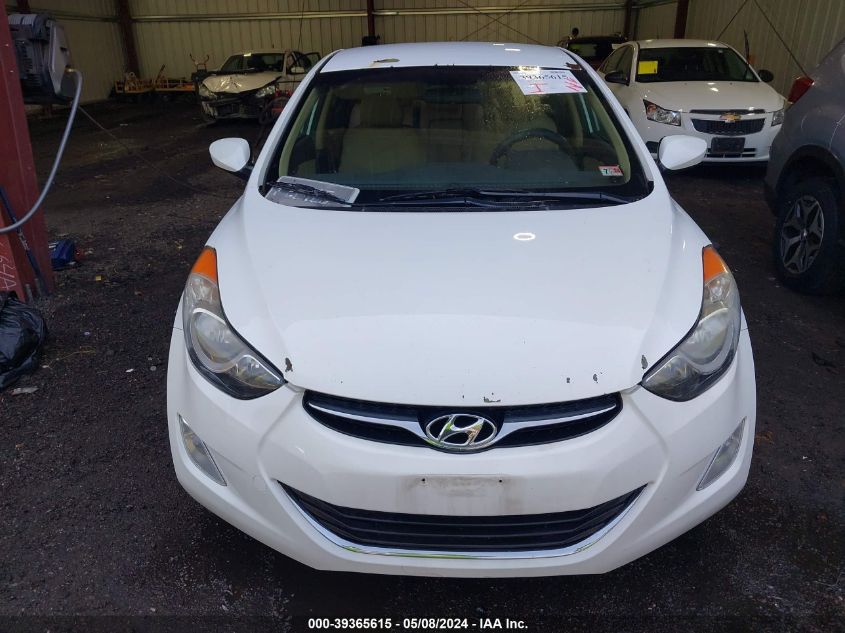 2013 Hyundai Elantra Gls VIN: 5NPDH4AE2DH268200 Lot: 39365615