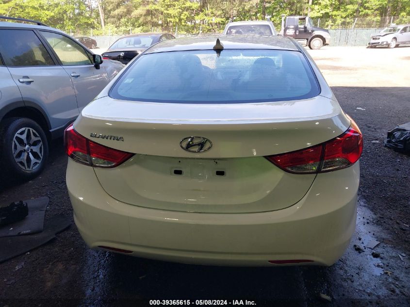 2013 Hyundai Elantra Gls VIN: 5NPDH4AE2DH268200 Lot: 39365615