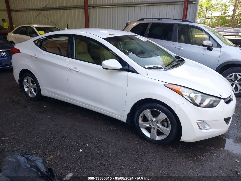 2013 Hyundai Elantra Gls VIN: 5NPDH4AE2DH268200 Lot: 39365615