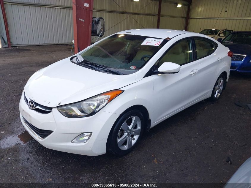 2013 Hyundai Elantra Gls VIN: 5NPDH4AE2DH268200 Lot: 39365615