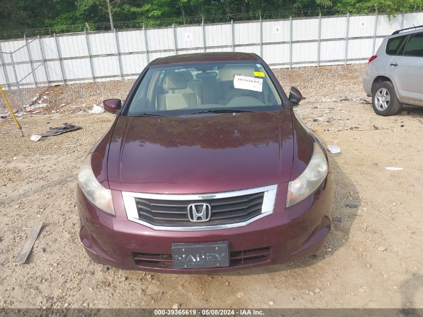 2008 Honda Accord 2.4 Lx VIN: 1HGCP26398A154266 Lot: 39365619