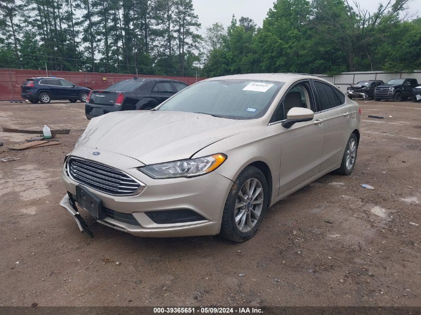 2017 Ford Fusion Se VIN: 3FA6P0H7XHR186641 Lot: 39365651