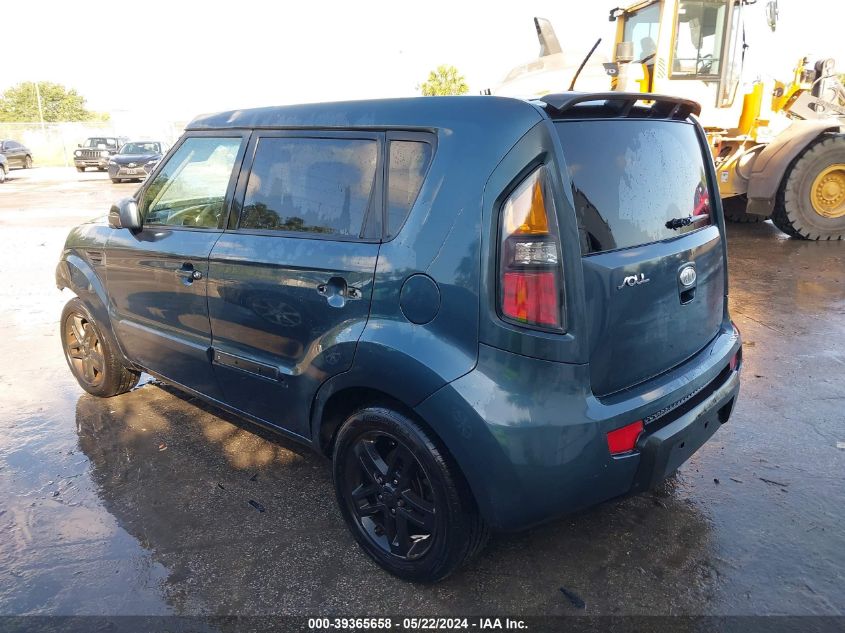 2011 Kia Soul + VIN: KNDJT2A21B7231121 Lot: 39365658