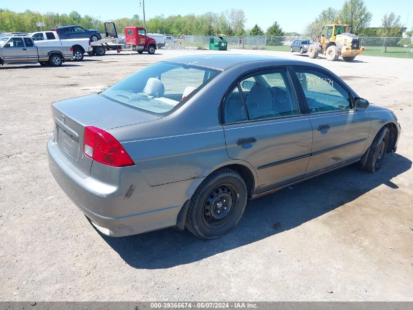 2005 Honda Civic Vp VIN: 1HGES16355L009047 Lot: 39365674