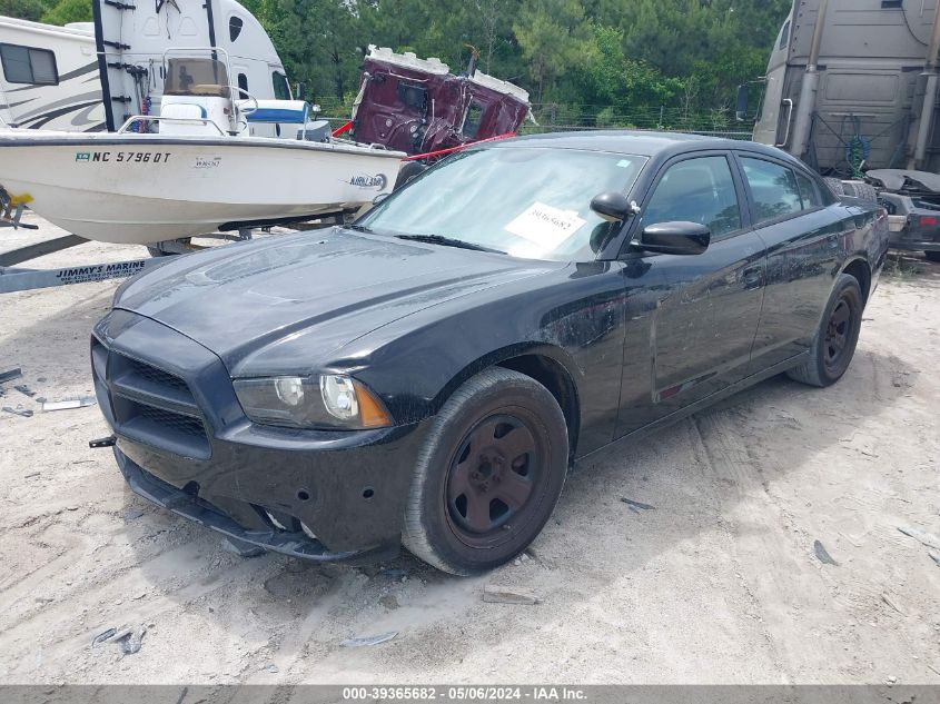 2014 Dodge Charger Police VIN: 2C3CDXAT7EH367021 Lot: 39365682