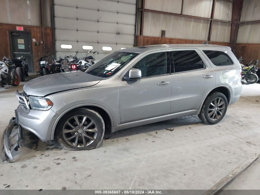 2014 Dodge Durango Sxt VIN: 1C4RDJAGXEC593952 Lot: 39365687