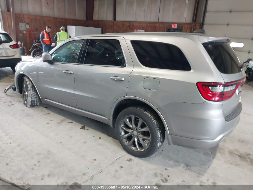 2014 Dodge Durango Sxt VIN: 1C4RDJAGXEC593952 Lot: 39365687